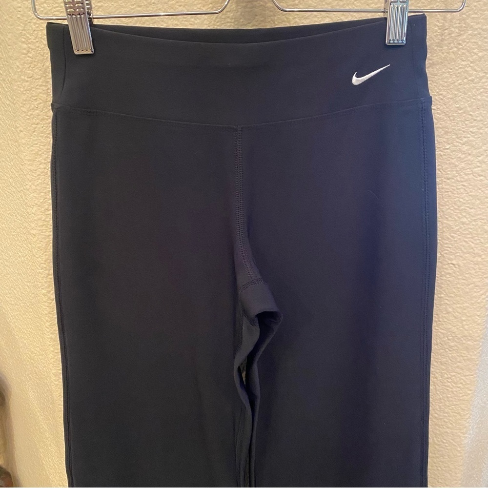 NIKE Black Wide Leg Athletic Pants Size XS - Picture 2 of 6